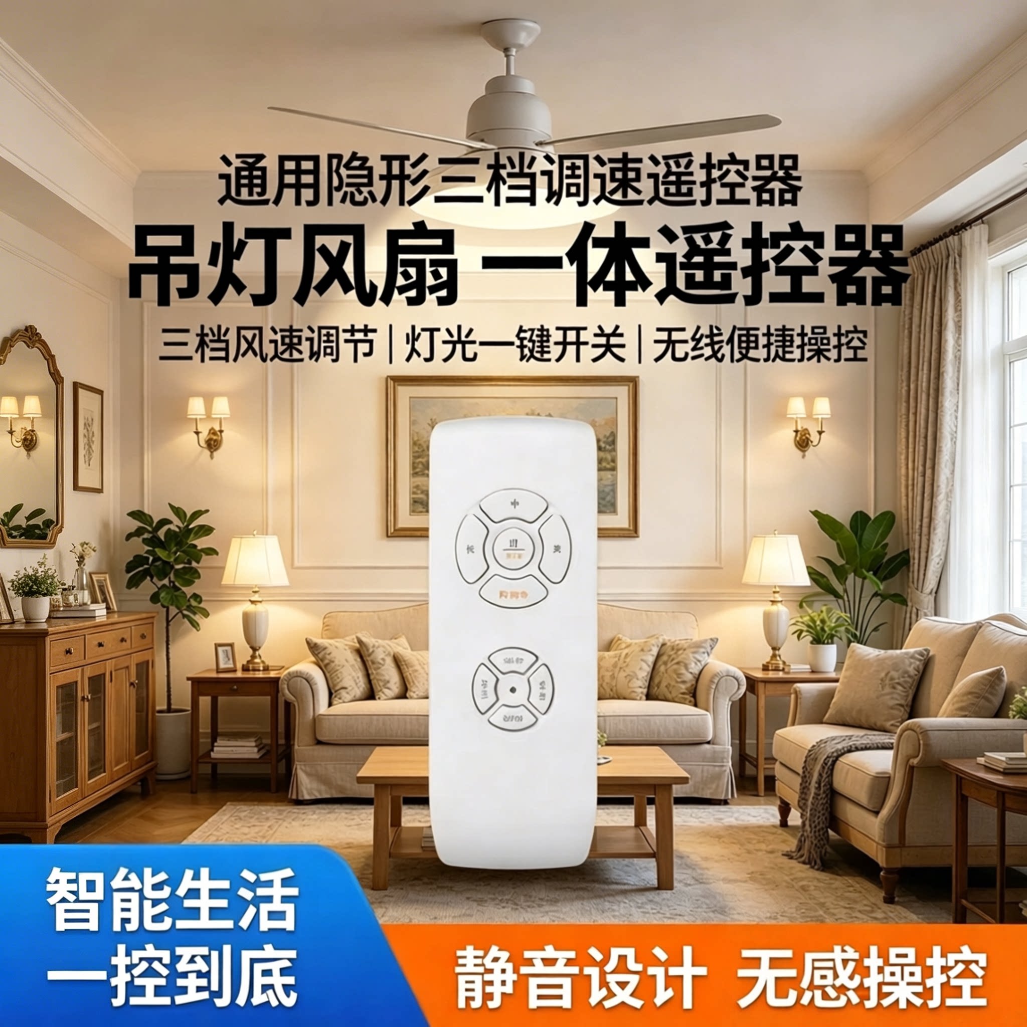 通用隐形风扇灯遥控器接收器图片