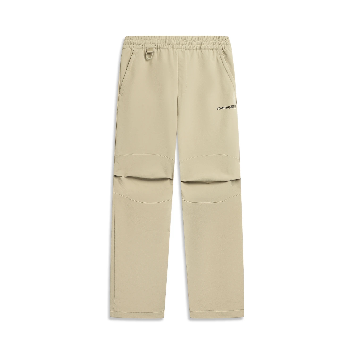 李宁阔腿舒适软壳长裤