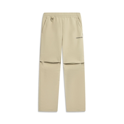 李宁阔腿舒适软壳长裤