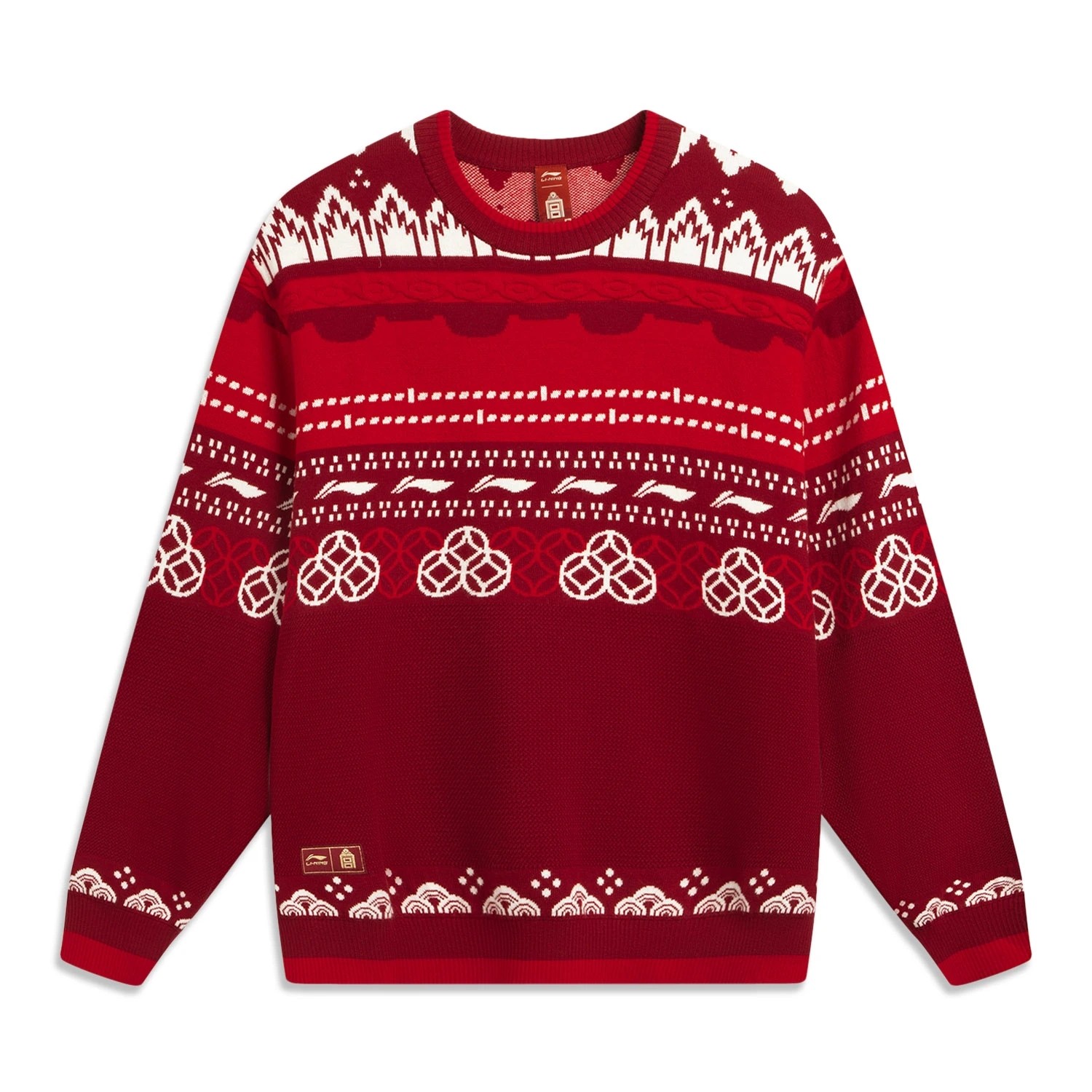 李宁中国文化故宫联名套头编织衫