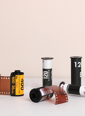 现代简约相机仿真胶卷壳摄影主题装饰摆件样板间书房书桌软装饰品