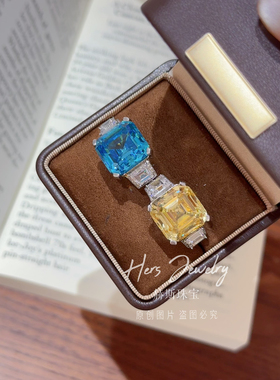 HERS赫斯珠宝【马尔代夫的海】方糖戒指S925银