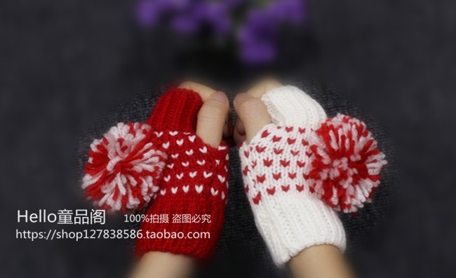 Gants pour fille en de laine - Ref 2150070 Image 3