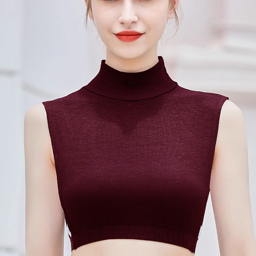 保暖莫代尔打底多功能假衣领