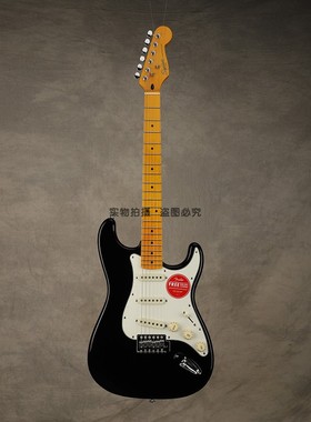 Fender芬达Squier初学者ST练习入门级演出进阶CV50电吉他经典黑色