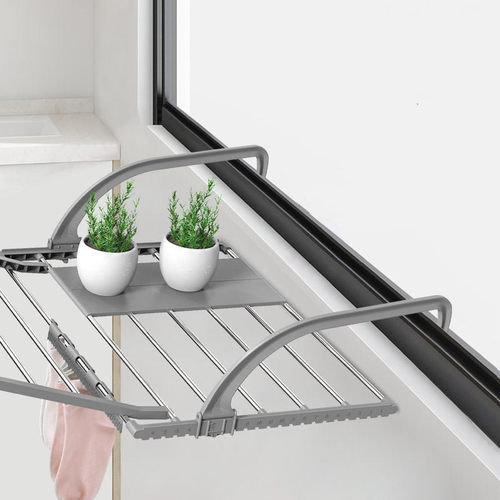 阳台晾衣架挂衣架置物架