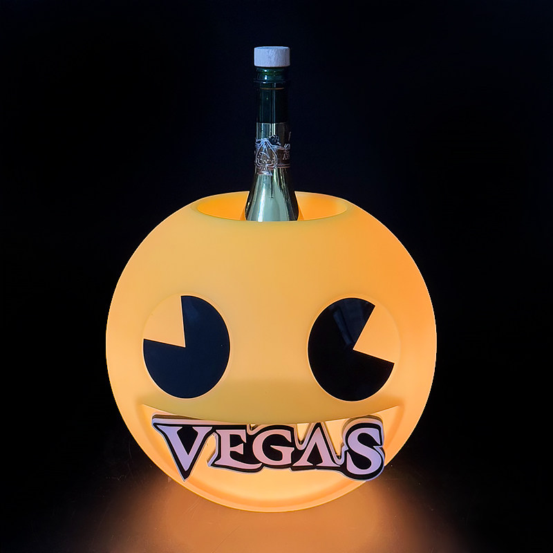 夜场洋酒底座酒吧KTV出酒专用道具香槟红酒展示架七彩南瓜头酒座