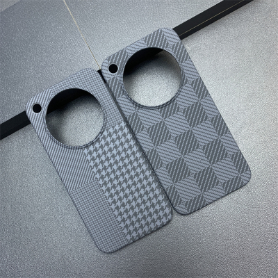 适用OPPOFindX8手机壳FindX8s+碳纤维纹理Findx7Ultra高级感半包大孔findx8Ultra无边框散热一加13/ace5至尊