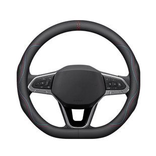 北汽新能源EU5plus真皮方向盘套四季通用汽车方向盘套专用夏季女