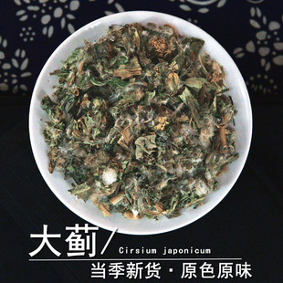 大蓟中药材静萱正品 野生大蓟草药大计大蓟粉虎蓟马蓟刺蓟山牛蒡草