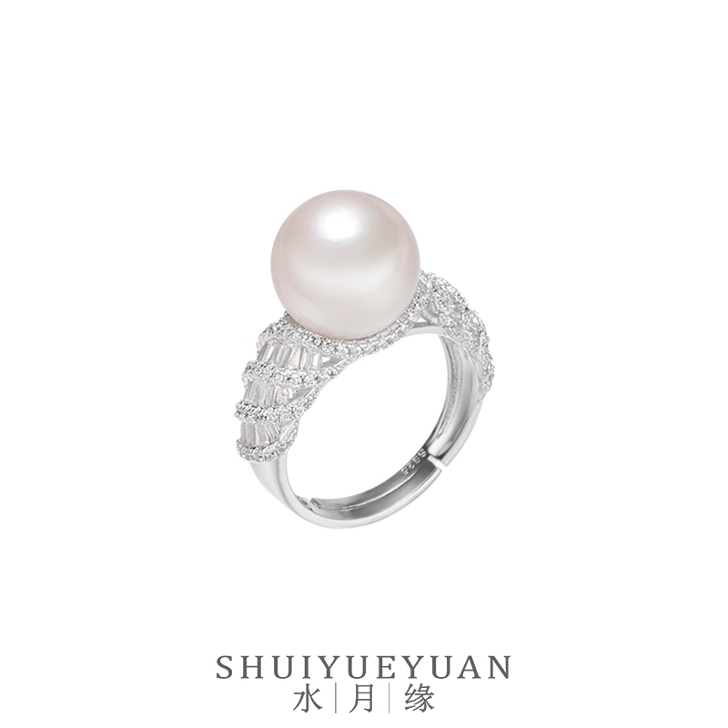 《琳琳粉丝专享》B1102浪漫情缘爱迪生白珠戒指LL1023