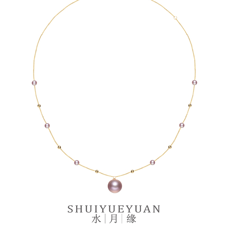 《琳琳粉丝专享》SYY102309星空夜曲18K金紫珠项链LL1023