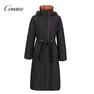 CONATUS 羽绒服冬季 新款 保暖加厚外套女 珂尼蒂思鹅绒长款