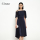 时尚 新款 高端优雅气质小众设计连衣裙女 珂尼蒂思夏季 CONATUS