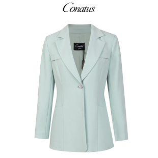翻领收腰知性简约职场通勤西装 新款 珂尼蒂思外套春季 CONATUS