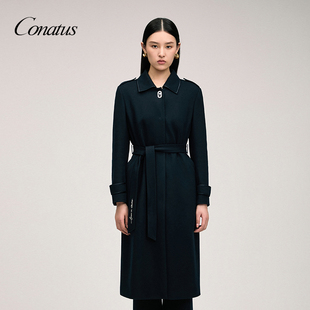 长款 CONATUS 长风衣防水保暖韩版 新款 大衣女 珂尼蒂思年冬季