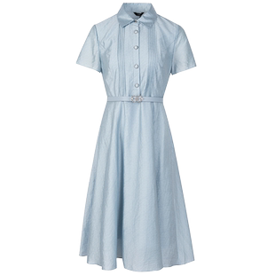 CONATUS/珂尼蒂思收腰显瘦连衣裙年夏季新款清新可爱裙子女