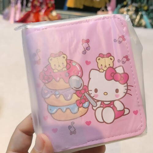 两件邮 kt风琴卡包零钱包收纳袋pu防水