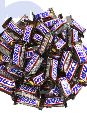 德芙小小士力架10支花生夹心巧克力散装儿童节礼物散装糖果批发