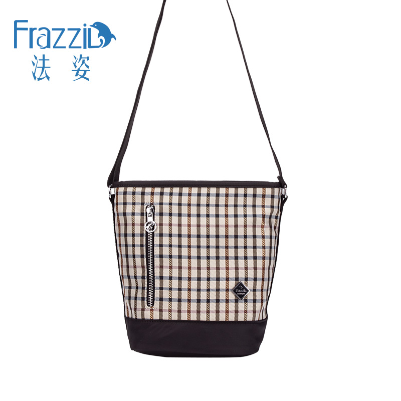 法姿斜挎包欧式小休闲轻便水桶包