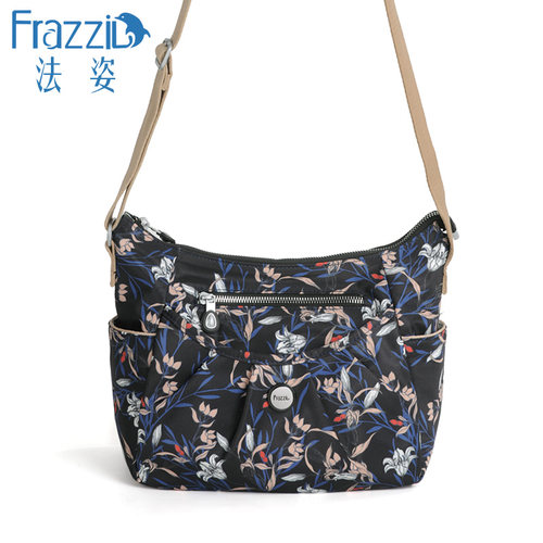 Frazzil/法姿斜挎包印花时尚