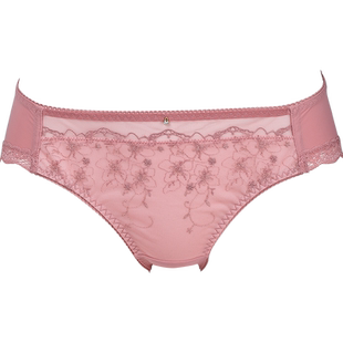 tutuanna低腰内裤女内衣 女 命运花朵刺绣甜美性感风三角裤内衣女