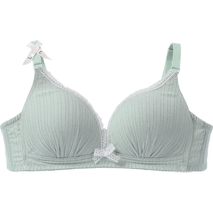 tutuanna内衣女小胸聚拢简约舒适三角杯薄杯文胸 无钢圈胸罩女