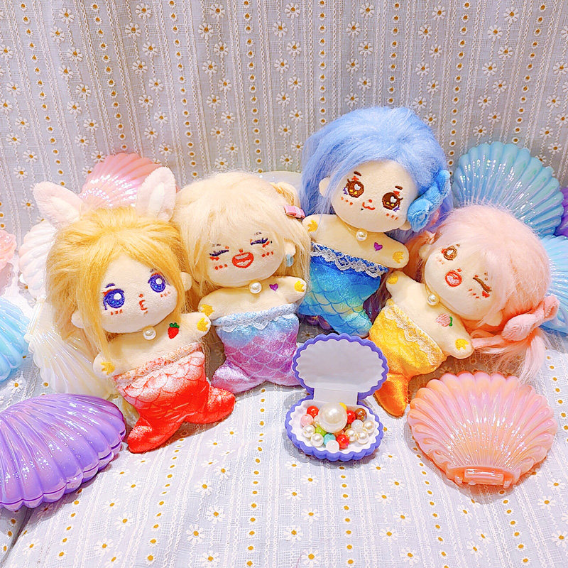 饭饭原创blackpink明星rose棉花娃娃lisa公仔粉墨美人鱼rua娃现货