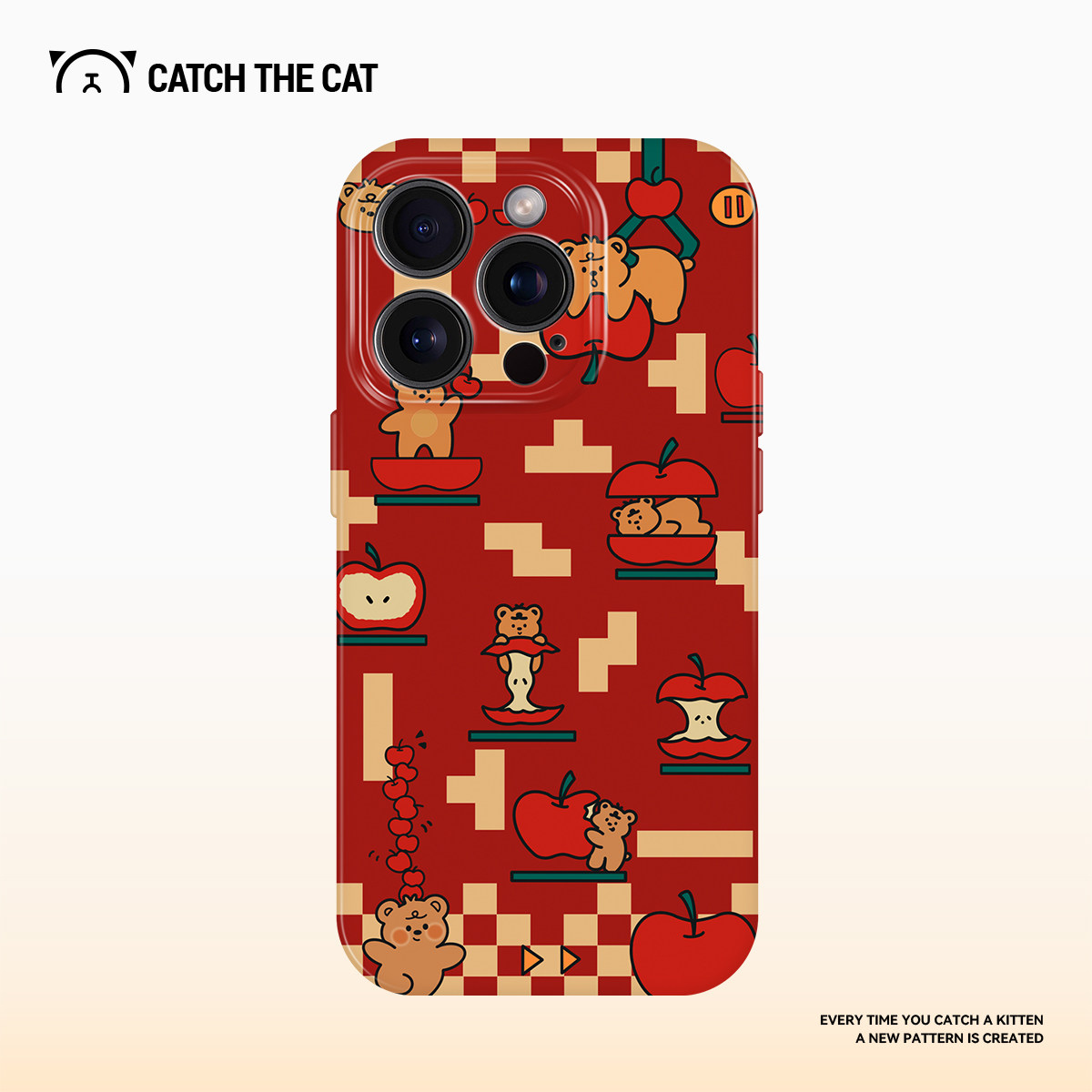 苹果积木适用iPhone16promax苹果14小米15华为mate70可爱清新pura70pro+艺术ins小众opporeno13不撞款手机壳