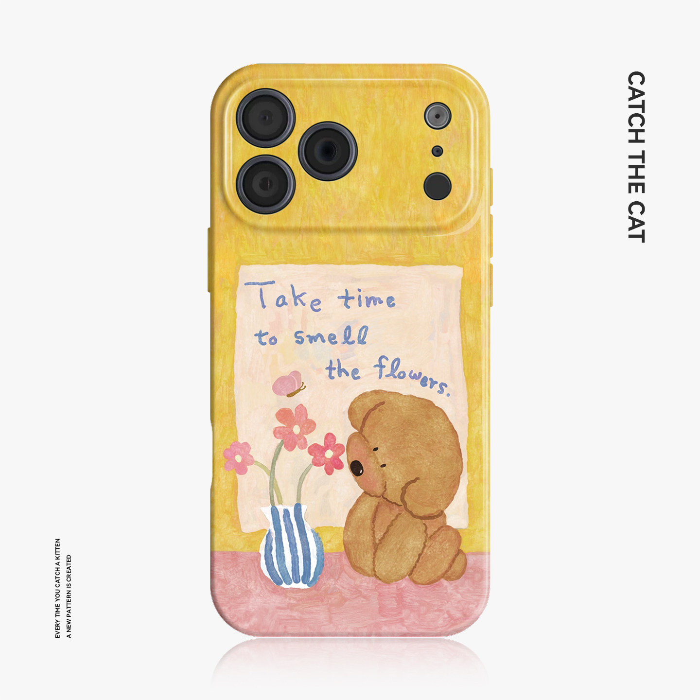 嗅花小狗~适用iphone手机壳17promax苹果16mate80华为pura70可爱nova13小米15opporeno14油画vivo荣耀300新款