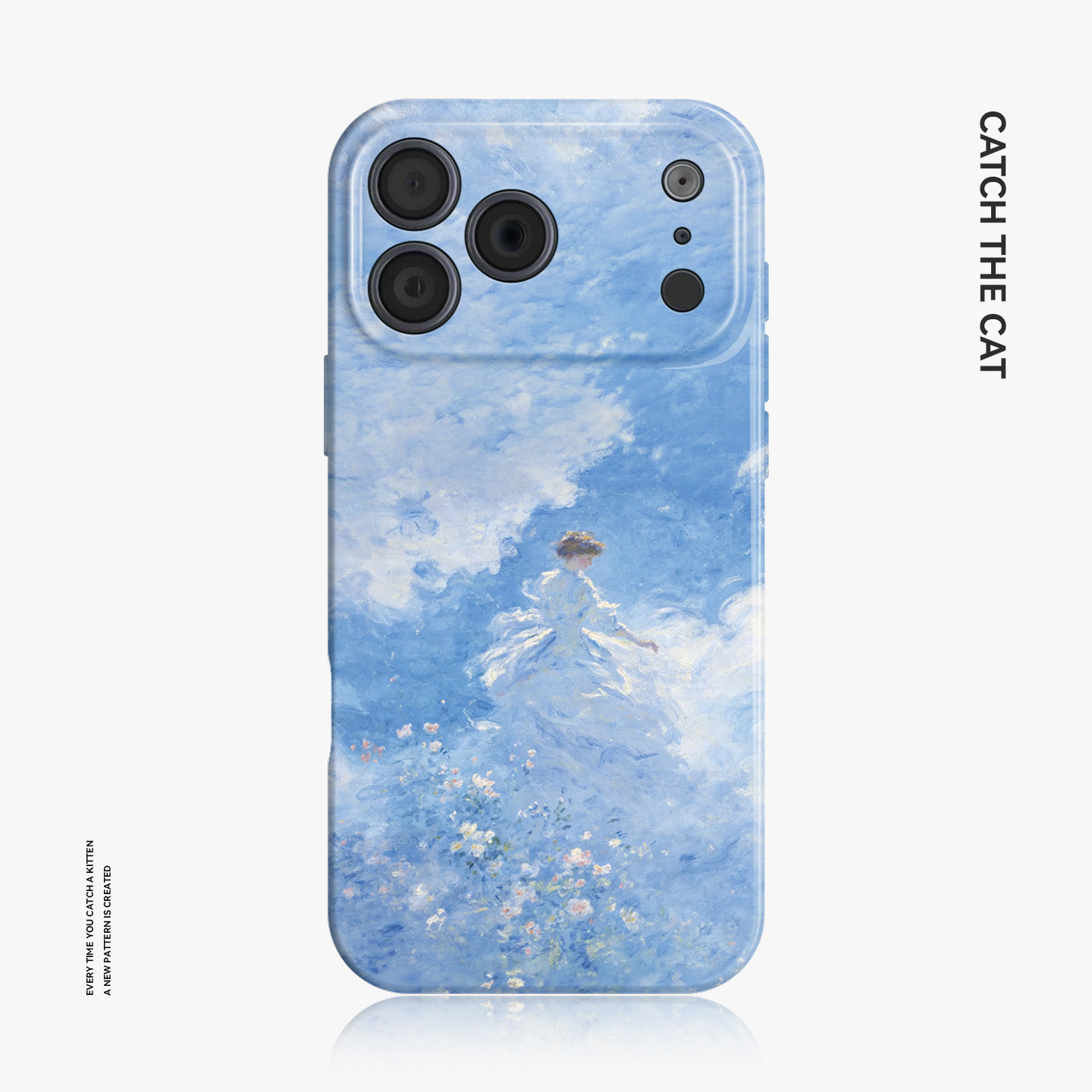 云中舞~夏日蓝天ins适用iphone17pro手机壳苹果16nova14华为p70mate80小米15油画opporeno13软vivos50荣耀300