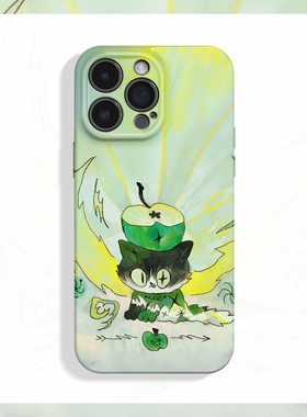 猫有引力~青苹果ins菲林适用iPhone16/15pro手机壳新款华为nova13软OPPOreon12小米14vivoS20一加ACE3荣耀200