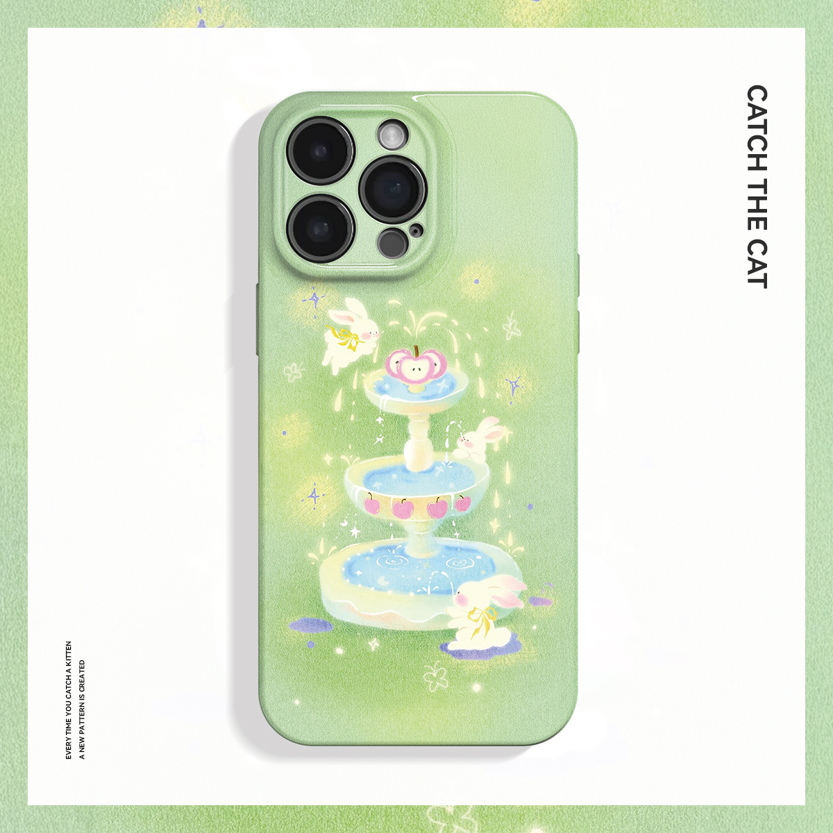 苹果池~清新治愈适用iPhone15/16promax手机壳新14华为pura70女生IQOOneo全包13/12软OPPOreno9高级感vivos20