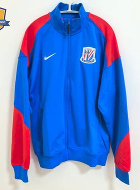 NIKE耐克2026中超上海申花I96外套出场服长袖薄绒夹克IQ0528-444