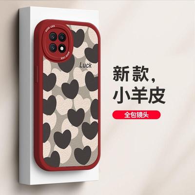 适用于OPPOA53 5G手机壳个性艺术创意黑白爱心软硅胶全包边OPPOPECM30网红大眼睛镜头全包防摔硅胶保护套女