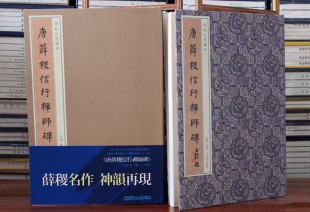 唐薛稷信行禅师碑信行禅师兴教之碑 碑帖法书藏真 经折页装 毛笔书法碑帖原大影印