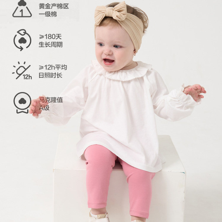 女童打底裤春秋外穿长裤儿童女薄款裤子女孩春季秋裤宝宝纯棉童裤