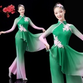 古典舞演出服女茉莉花情怀舞蹈服装 扇子舞秧歌服艺考现代飘逸表演