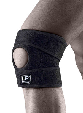LP788CA护膝运动支撑强透气舒适篮球羽毛球膝关节防护比赛型 均码