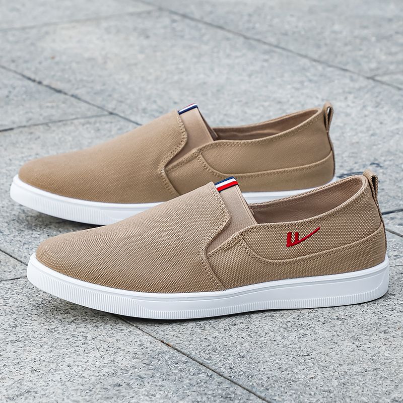 回力透气低帮懒人鞋一脚蹬帆布鞋