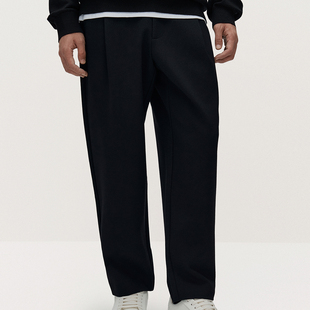 1ST1062340 松紧腰休闲裤 TRENDIANO2025秋冬新款 男士