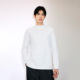 TRENDIANO2025年新款 1SM1021830 小高领内搭 重磅纯棉长袖 T恤男士