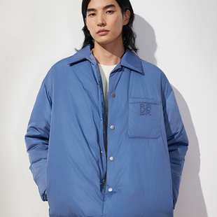 TRENDIANO2025秋冬新款锦纶风衣料保暖显瘦男款羽绒服 1SE4330450