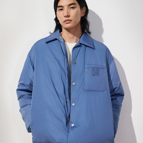 TRENDIANO2025秋冬新款锦纶风衣料保暖显瘦男款羽绒服 1SE4330450