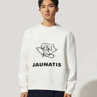 1ST3100950 套头卫衣 TRENDIANO2025秋冬新款 双面针织提花男款