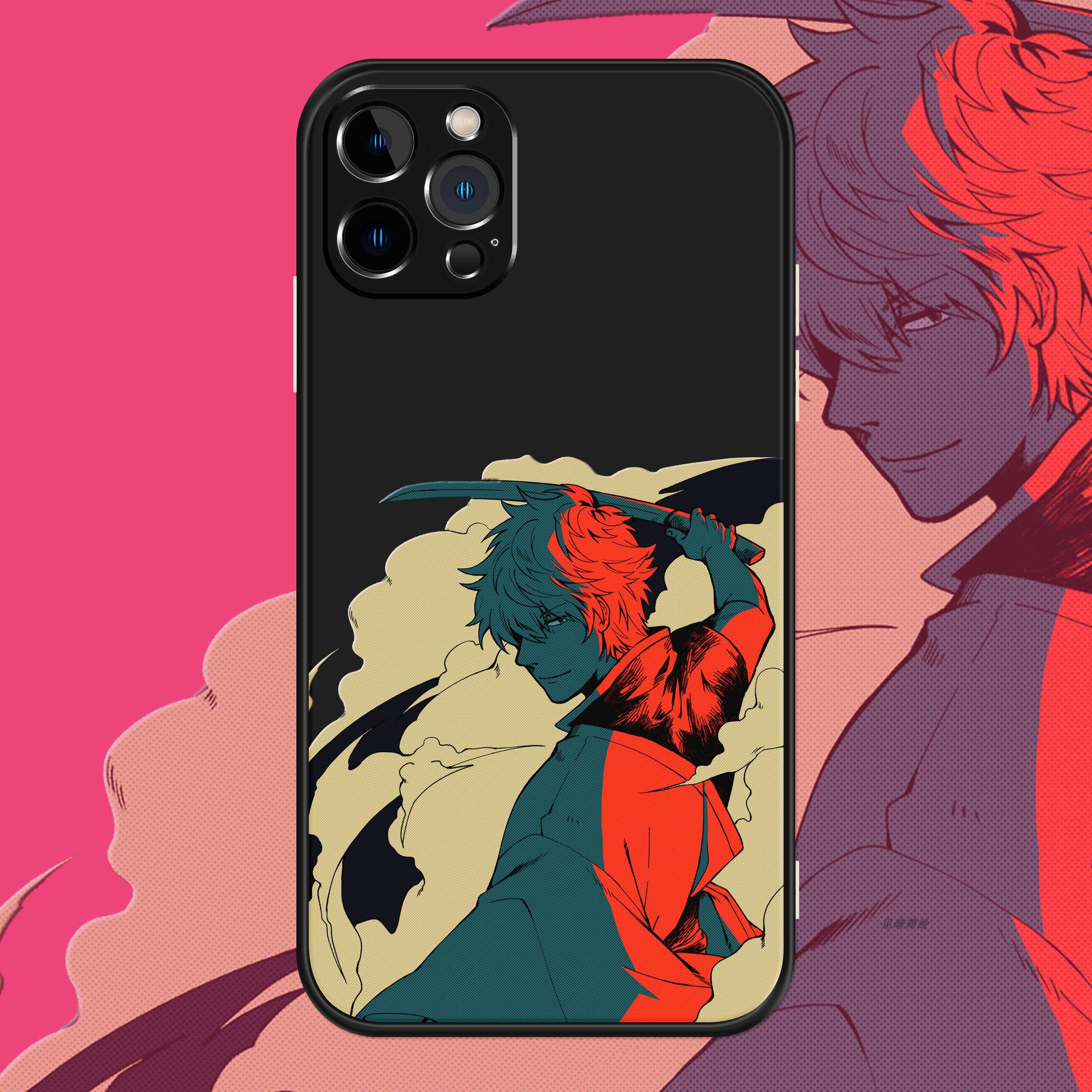 银魂坂田银时动漫浮雕原创全包iphone13苹果手机壳适用11promax12