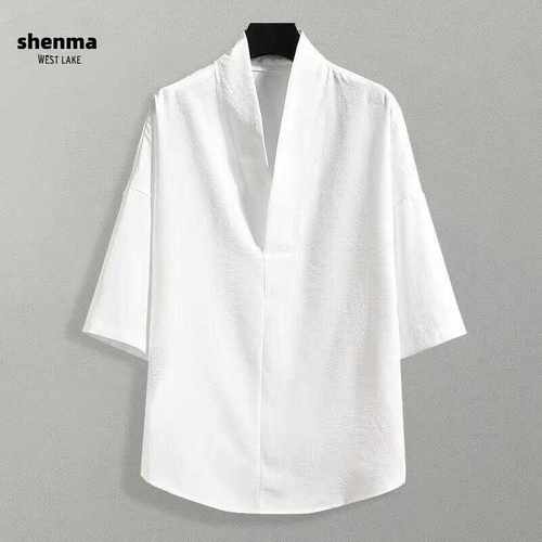 夏季七分t恤中国风短袖唐装汉服