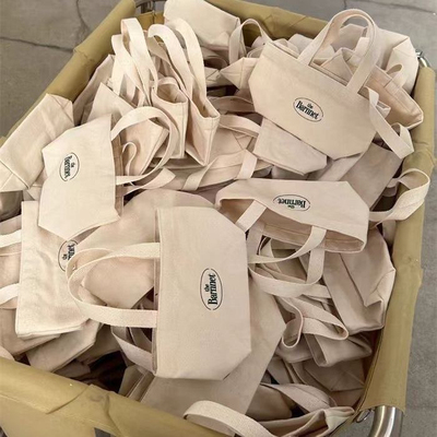 韩国ins博主同款！韩风八奶手提小布袋～简约字母手提迷你布包