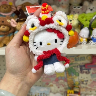 突然开始期待开年了 包包挂件 新年一定和我这个舞狮kitty很配