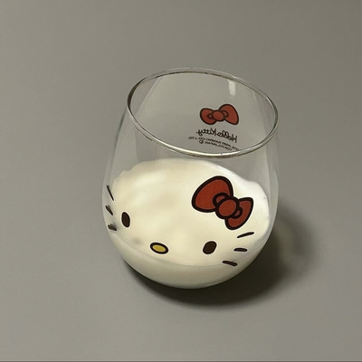 啊啊啊！好喜欢我的kitty专属水杯！！hellokitty少女心胖胖杯子